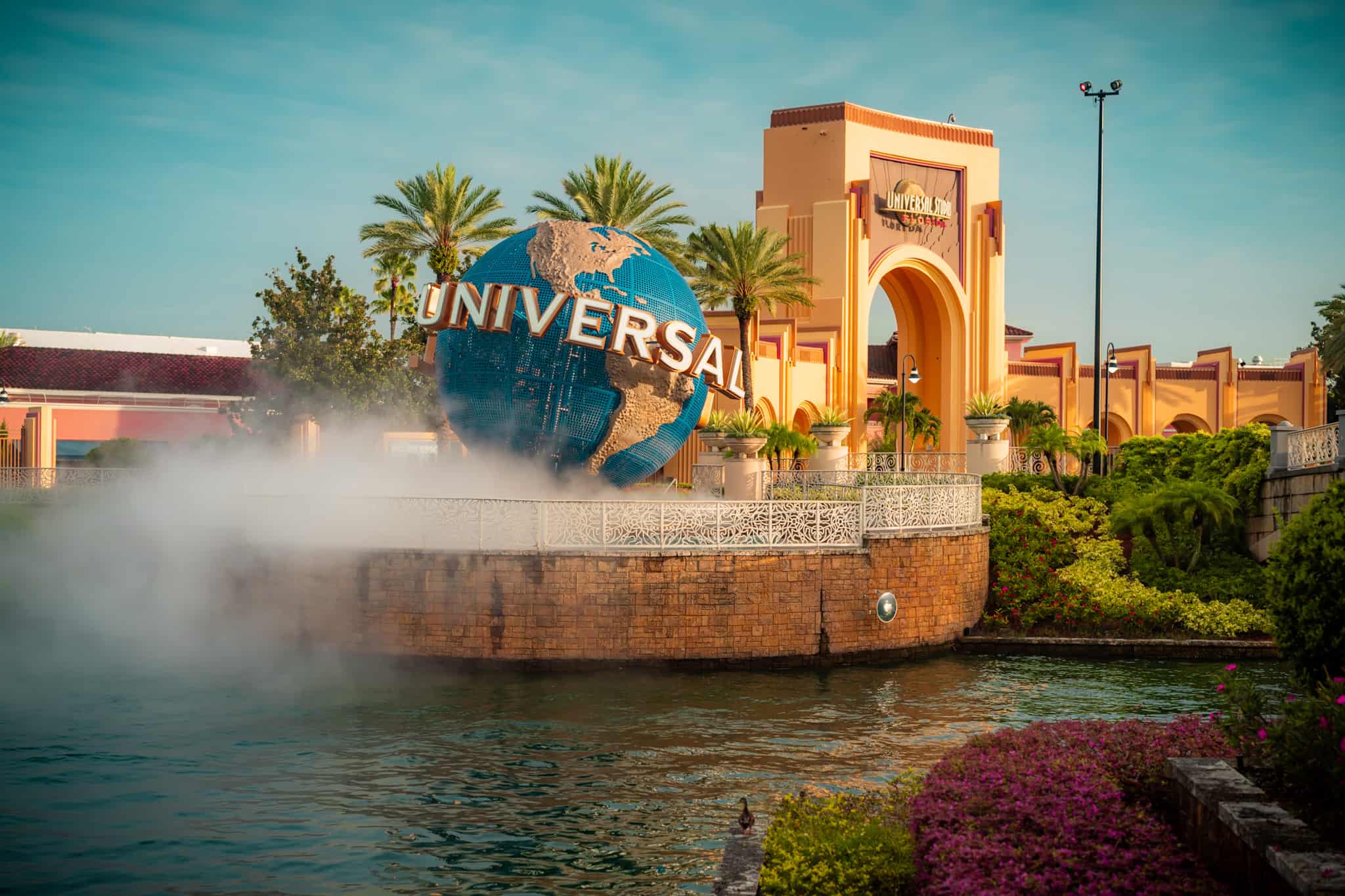 Universal Studios Florida theme park entrance and attractions